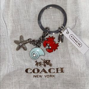 Authentic Coach Beach Lover Key Chain